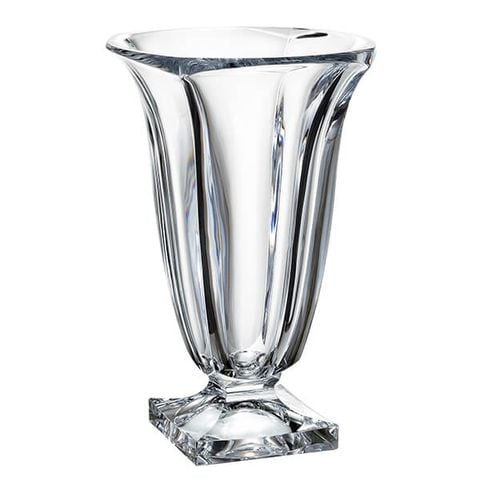 Bình hoa pha lê Bohemia - Tulip miệng loe BH003-33cm