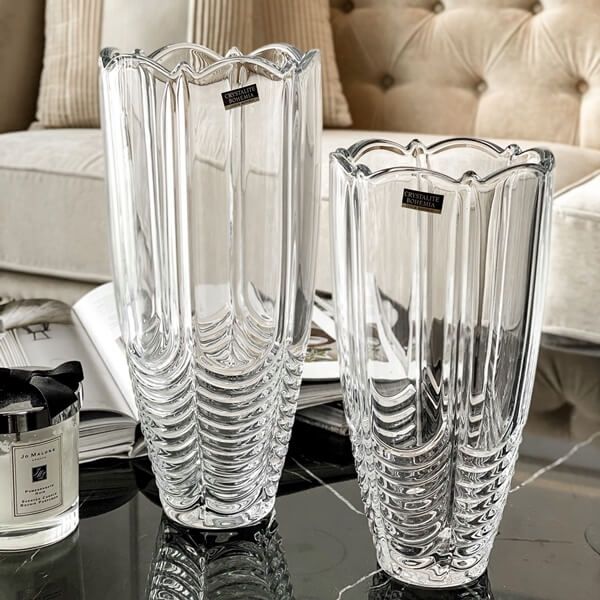 Bình hoa pha lê Bohemia - Tulip BH017 (có 2 size)