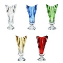 Bình hoa pha lê Aurum Crystal - Swirl BH023 (có 6 màu)