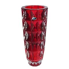 Bình bông pha lê Bohemia  kim cương BH046 33cm (có 4 màu)