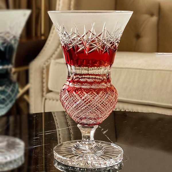 Bình hoa pha lê Caesar - Jika Mallard  BH063-36cm