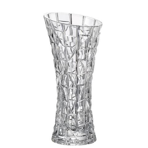 Bình hoa pha lê Bohemia kim cương - BH081 33cm (có 2 màu)
