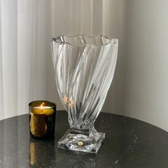 Bình hoa Bohemia - Ponti chân vuông BH088 33cm