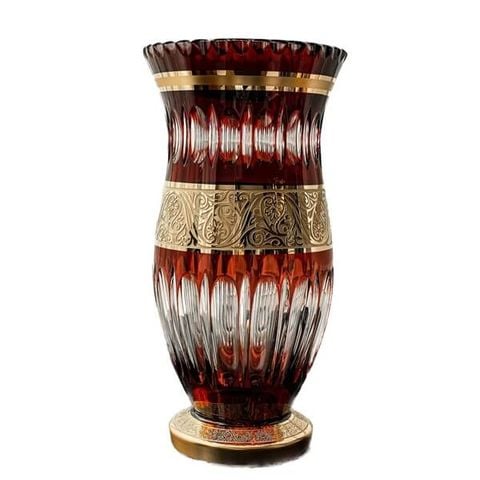 Bình hoa pha lê Caesar - Ruby BH089 30.5cm