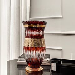 Bình hoa pha lê Caesar - Ruby BH089 30.5cm