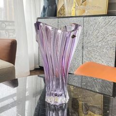 Bình hoa Aurum Crystal - Norabel tím 32cm BH099