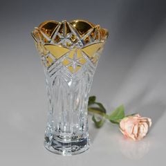 Bình hoa Bohemia - Tulip Alex mạ vàng BH112 (có 2 size)