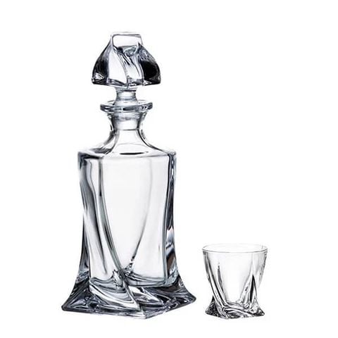 Set Bình đựng rượu pha lê Bohemia BR005