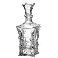 Set Bình đựng rượu pha lê Bohemia thạch nhũ BR008