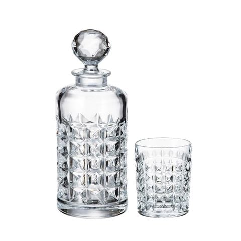 Set Bình đựng rượu pha lê Bohemia Diamond BR020