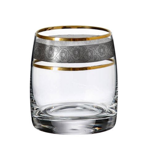 Bộ 6 ly Bohemia mạ bạc LA006 (có 2 size)