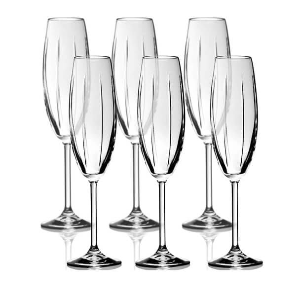 Bộ 6 ly Champagne melon LA058-220ml