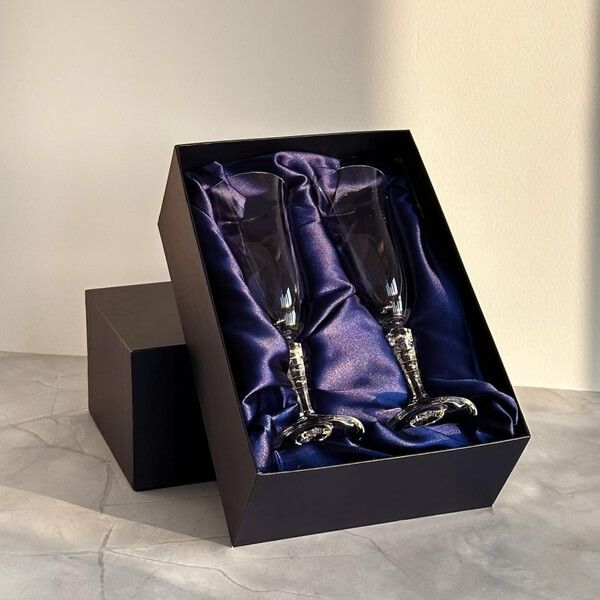 Set quà 2 ly champage Marie LA072-160