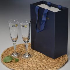 Set quà 2 ly champage Marie LA072-160