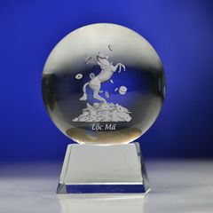 Quả cầu pha lê khắc 3D MC03