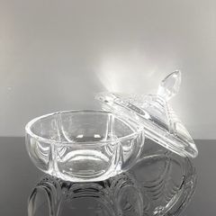 Tô pha lê Bohemia Wave có nắp TA003-15cm