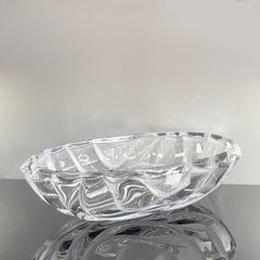 Tô pha lê Bohemia lượn sóng TA007-38cm