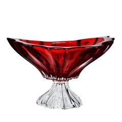 Tô pha lê đựng hoa quả Aurum Crystal TA010-33cm (có 5 màu)
