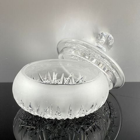 Thố pha lê Caesar Jika có nắp TA039 -19.5cm
