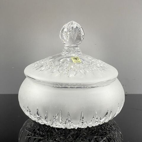 Thố pha lê Caesar Jika có nắp TA039 -19.5cm