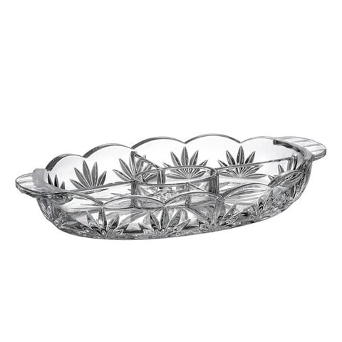 Khay bánh kẹo 5 ngăn có nắp Madala TA053 40,5cm