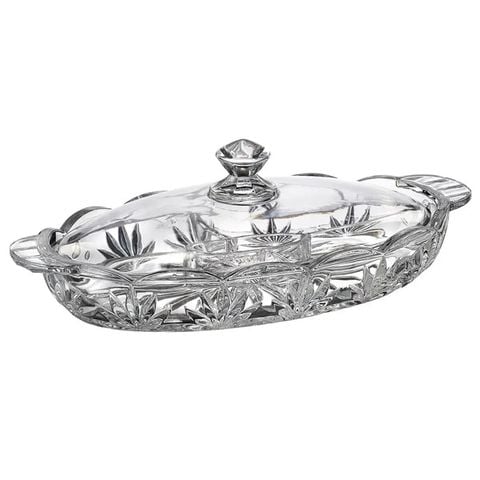 Khay bánh kẹo 5 ngăn có nắp Madala TA053 40,5cm
