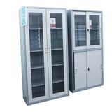  Tủ hồ sơ văn phòng kết cấu 2 cửa kính trưng bày 