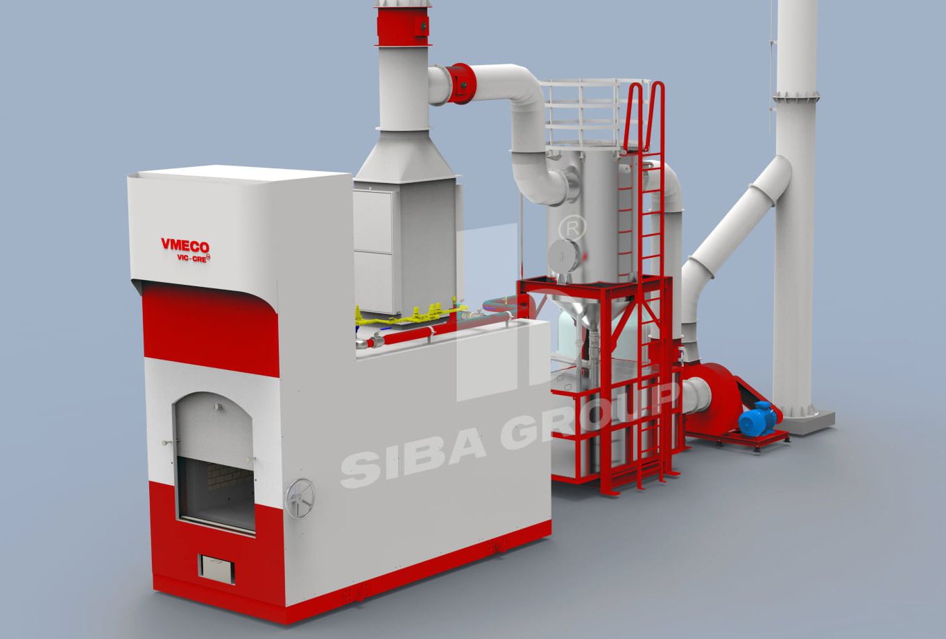  Lò hỏa táng hiện đại có inverter, hệ thống xử lý khí 