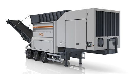  M&J PreShred 4000 - Máy nghiền rác di động 