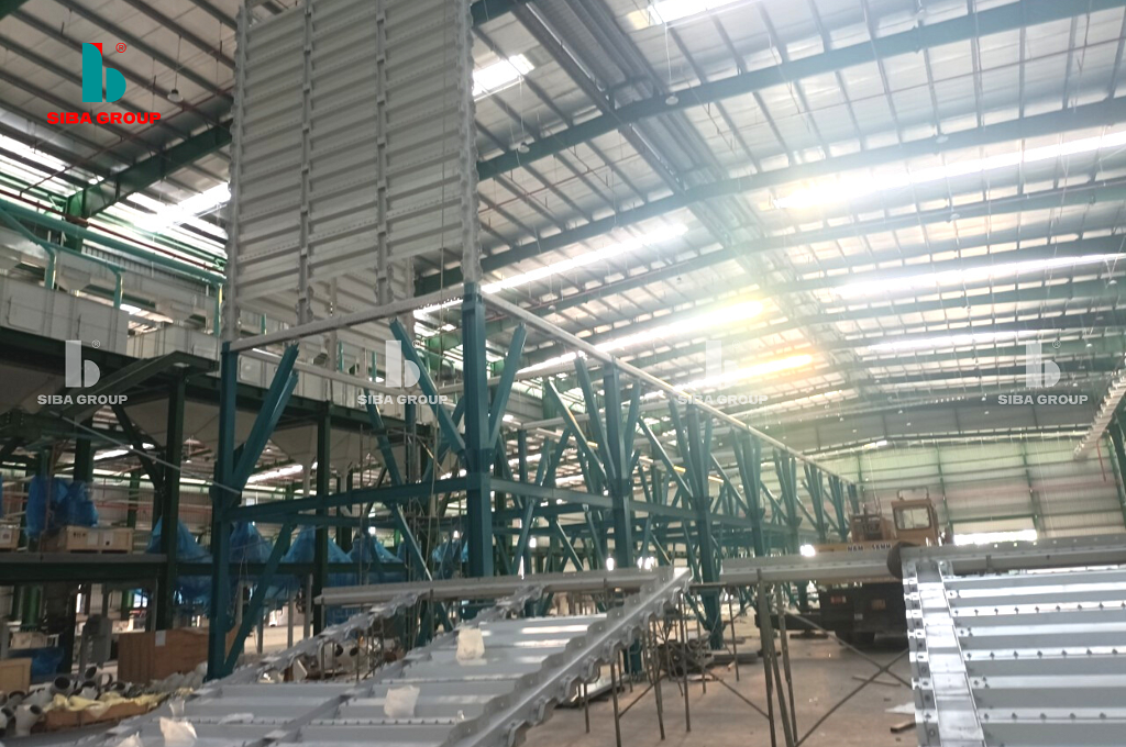  Silo hình hộp chứa gạo, nông sản 