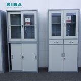  Tủ hồ sơ 2 cửa lùa kết hợp kính trưng bày 