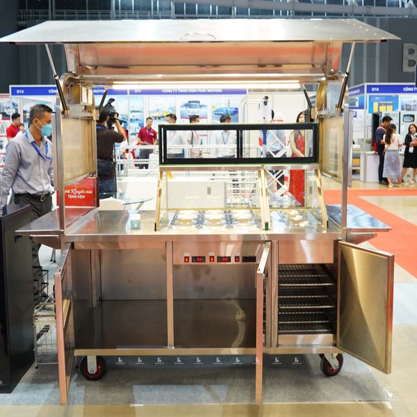  Xe bán hàng đa năng kiểu dáng hiện đại, thiết kế thông minh 