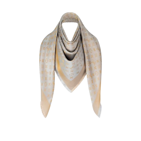  Khăn Lv Monogram Shine Shawl (Ánh Kim) 