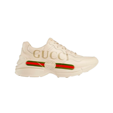  Gucci Rhyton 'GG' Logo Leather 