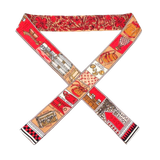  Louis Vuitton Bandeau BB Ju de Louis Scarf Red Brown M70856 