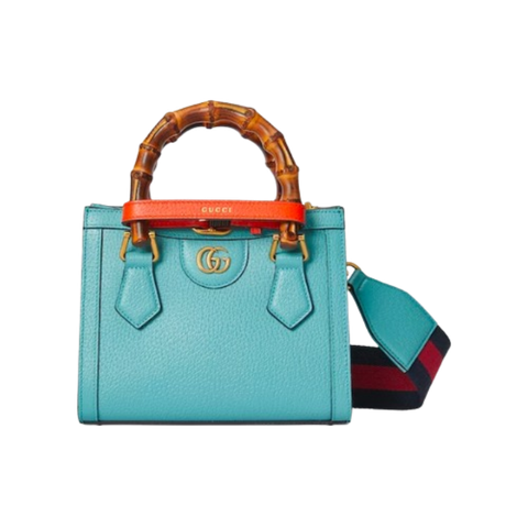  Gucci Diana Mini Tote Light Blue 