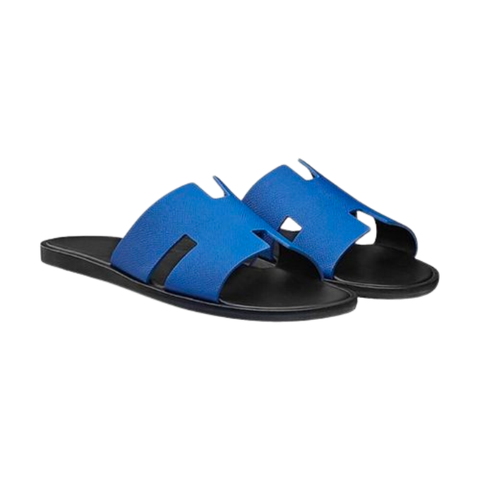  Dép Hermès Izmir Sandal Màu Xanh Đen 