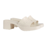  Guốc Gucci Slide Shoe ‘White’ 