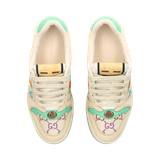  Giày Gucci Screener Monogram-Print Leather 