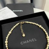  Dây Chuyền Chanel Ngọc Trai Đính Đá Necklace 