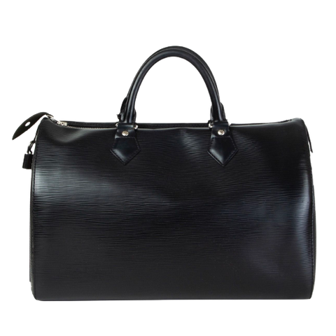  LV Speedy 30 Black Epi Bag 
