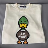  Áo Phông Louis Vuitton LV x Nigo Intarsia Jacquard Duck Size M 