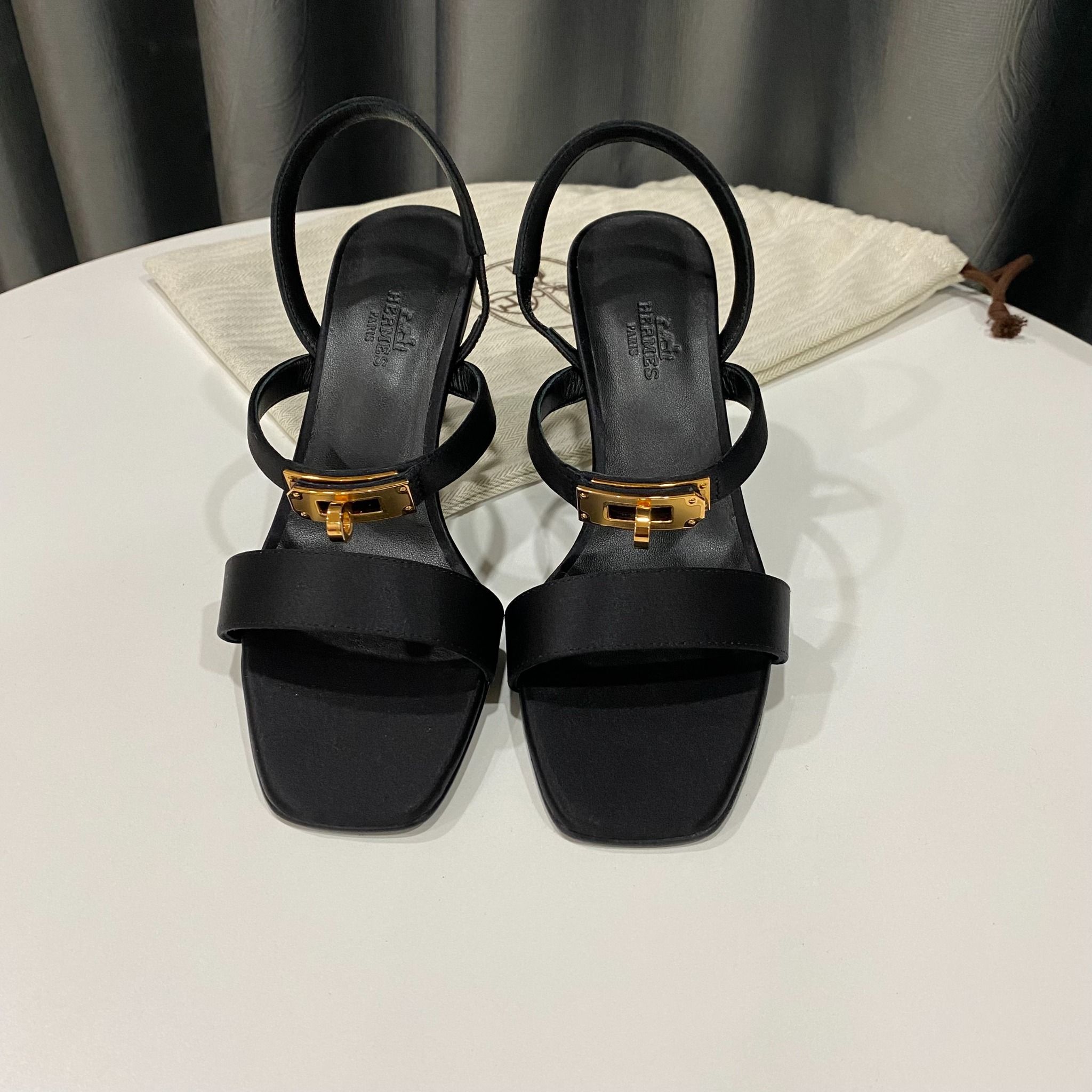Glamour 75 Sandal White Leather