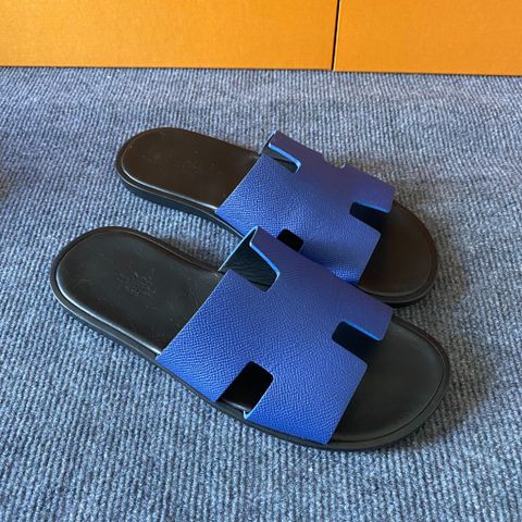  Dép Hermès Izmir Sandal Màu Xanh Đen 