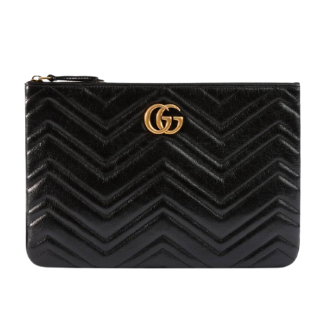  Gucci Marmont Pouch Black 