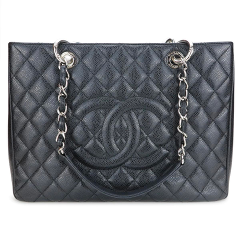  Chanel Caviar Grand Shopping Tote Bag 