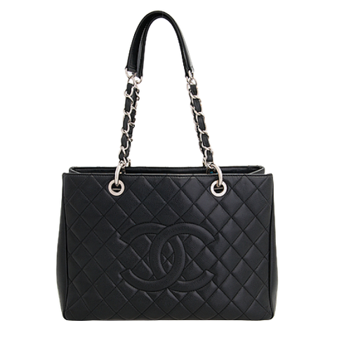  Chanel Caviar Grand Shopping Tote Bag 