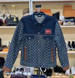 Gucci Indigo GG Denim Jacket 