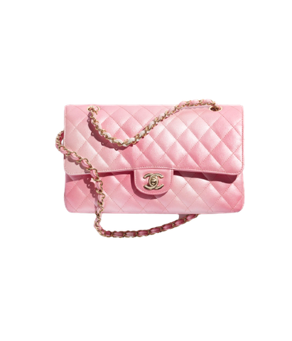  Chanel Classic Da Dê Hồng 