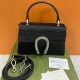  Gucci Dionysus Mini Top Handle Bag Black 